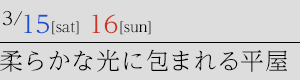 柔らかな光につつまれる平屋