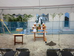 こちらは、地鎮祭の祭壇の様子