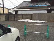 まだ雪が！